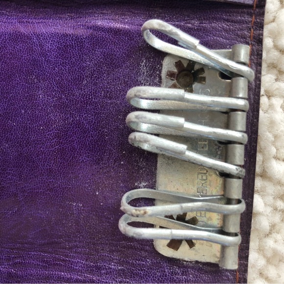 NWOT Shantiniketan Indian leather boho key case - Picture 6 of 13